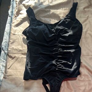 Maxine of Hollywood Black One Piece Swimsuit